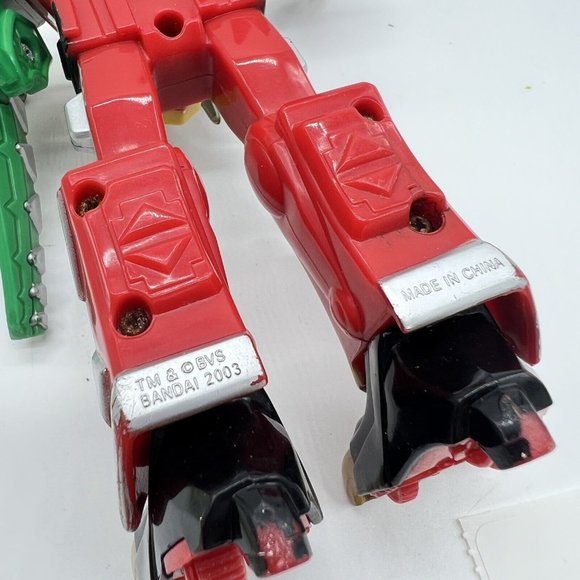 Power Rangers Dino Thunder Megazord MMPR Bandai 2003 Action Figure Toy Rare - Picture 4 of 4